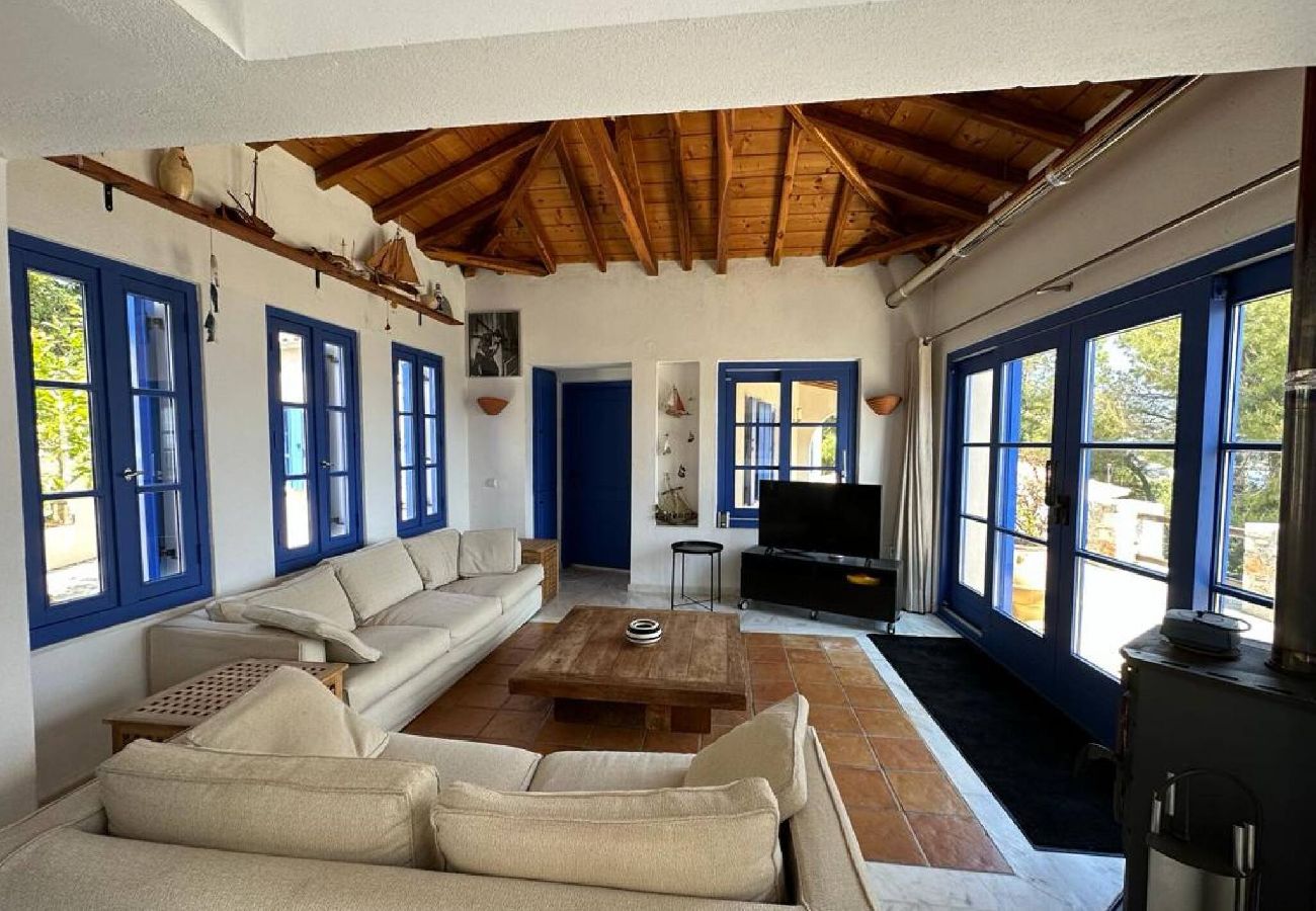 Villa in Skiathos - fantastic 4 bedroomed villa with pool and sea view 