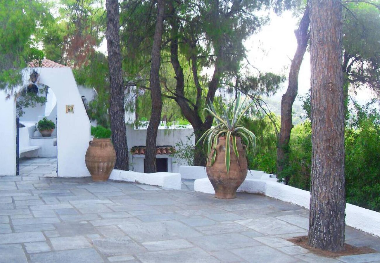 Villa in Skiathos - Villa Kochili  sea views and space for 6 guests 