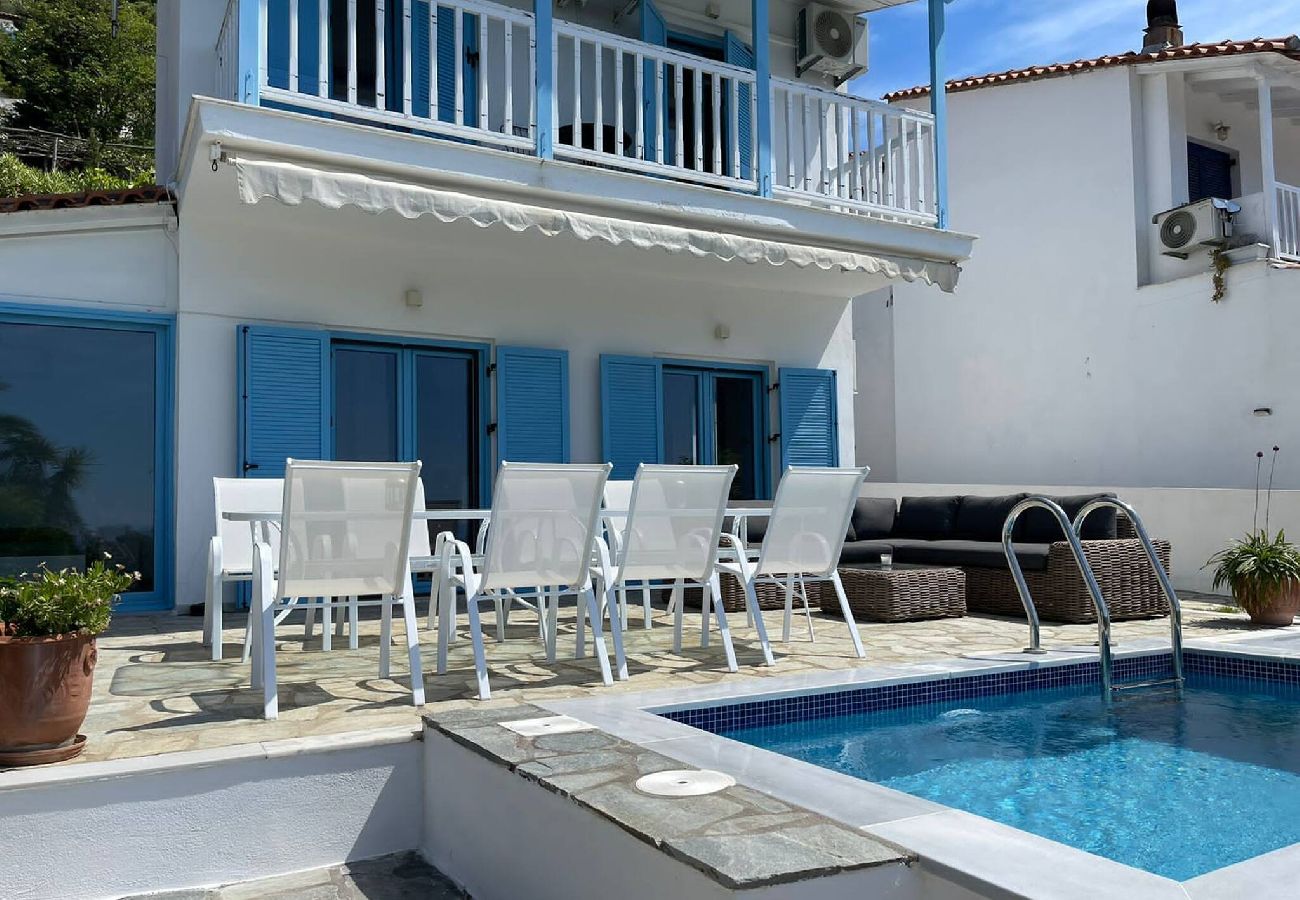 Villa in Skiathos - Villa Kalliope  theater-like sea views  3 bedrooms 