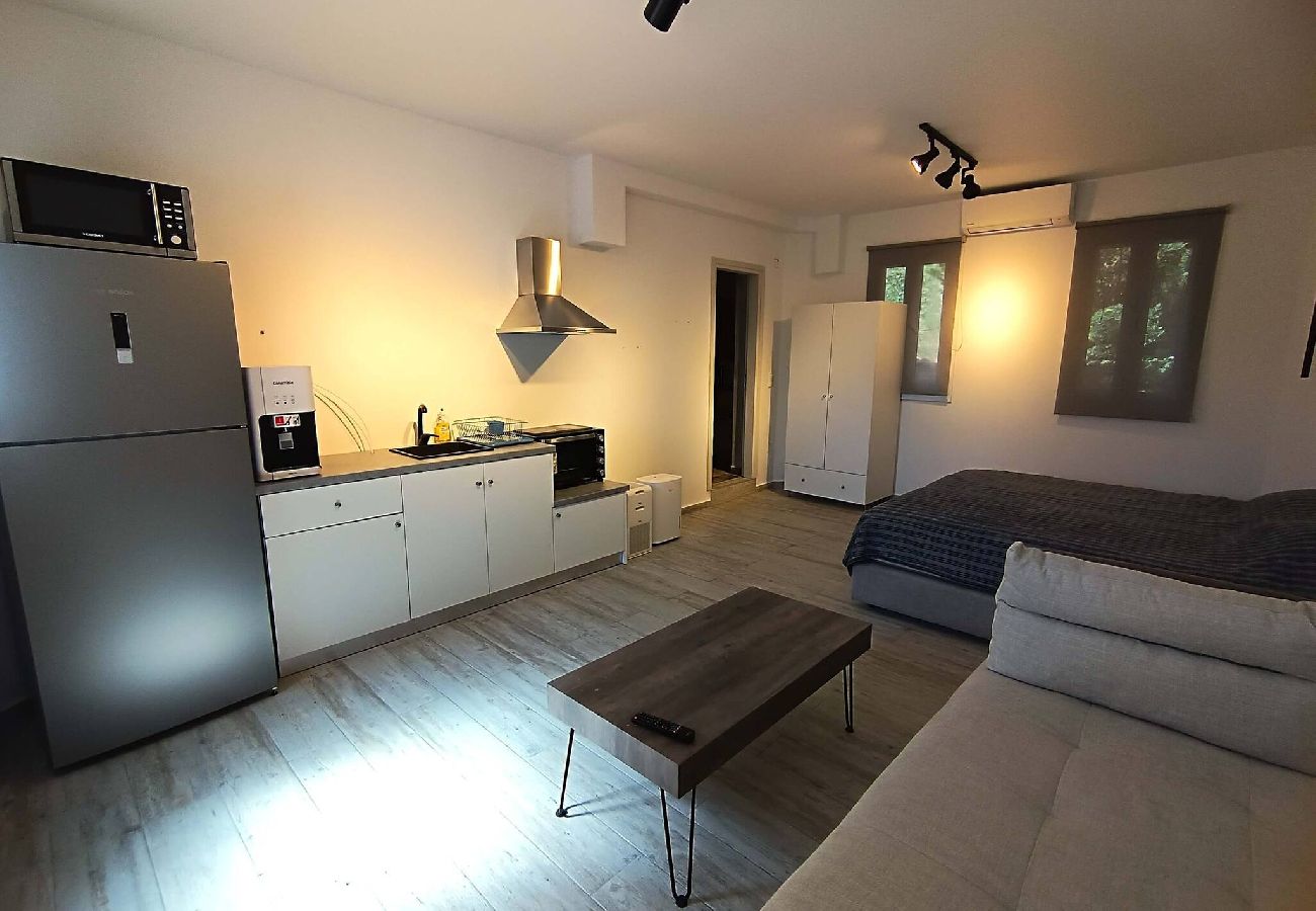 Studio in Skiathos - New studio with terrace for 3, quiet, near port 