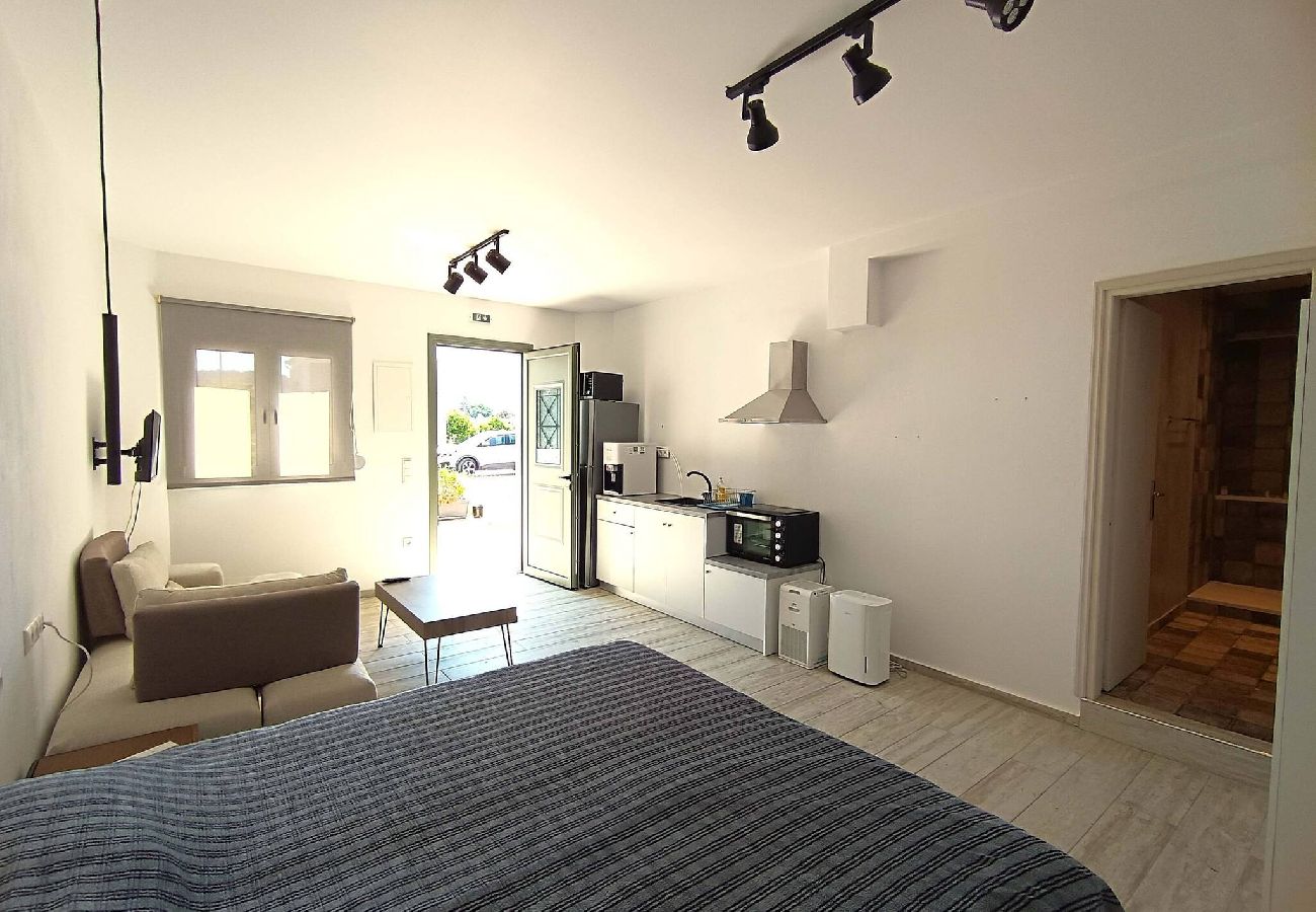 Studio in Skiathos - New studio with terrace for 3, quiet, near port 