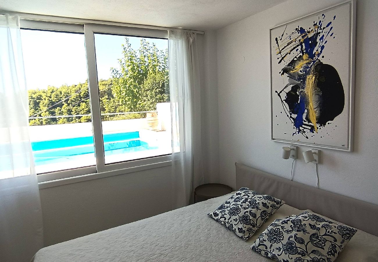 Villa in Skiathos - Villa Kosmos, super location with pool and sea views 