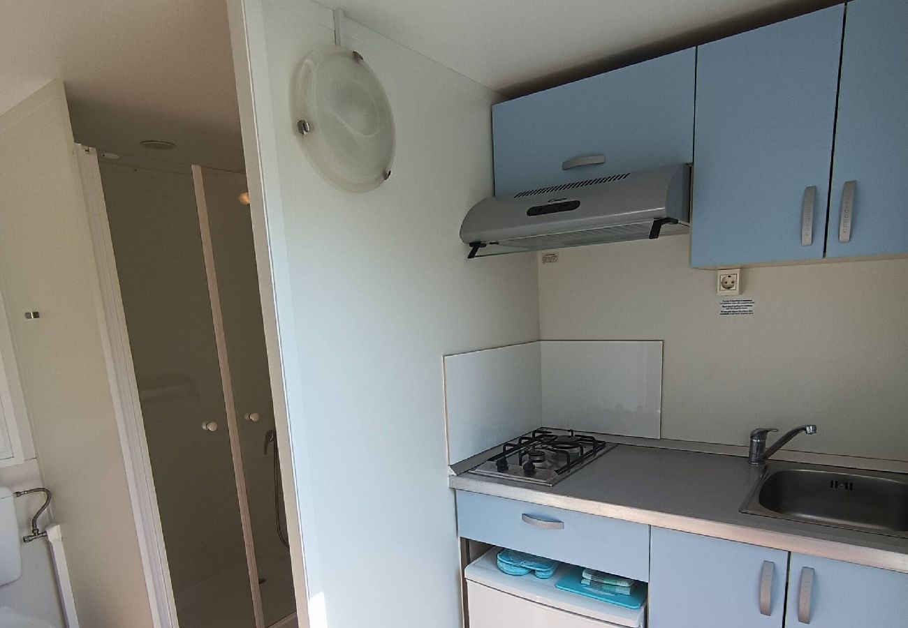 Mobile home in Skiathos - Fun mobile home in green valley 