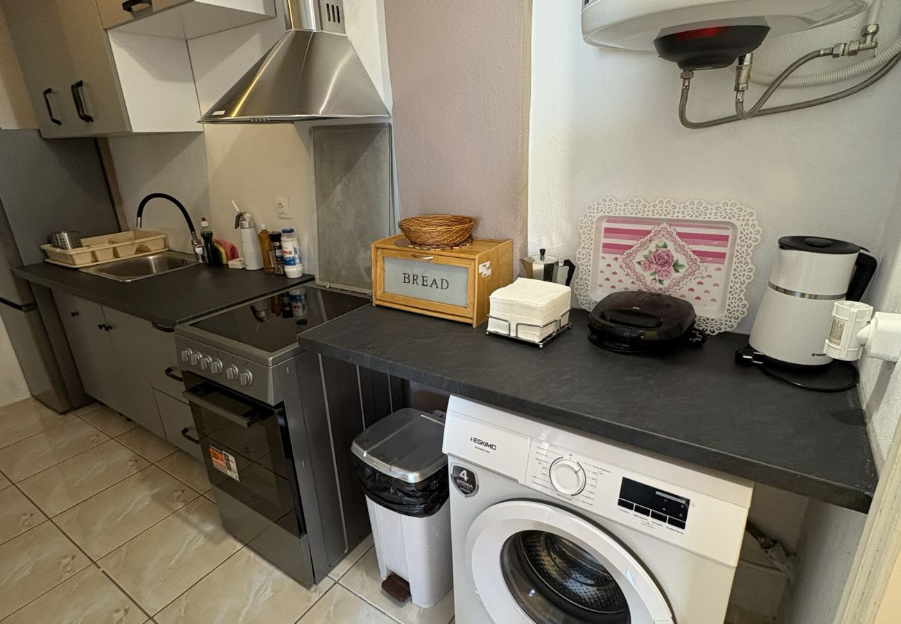 House in Skiathos - Blue Dolphins, 2 bedrooms and quiet courtyard in town 