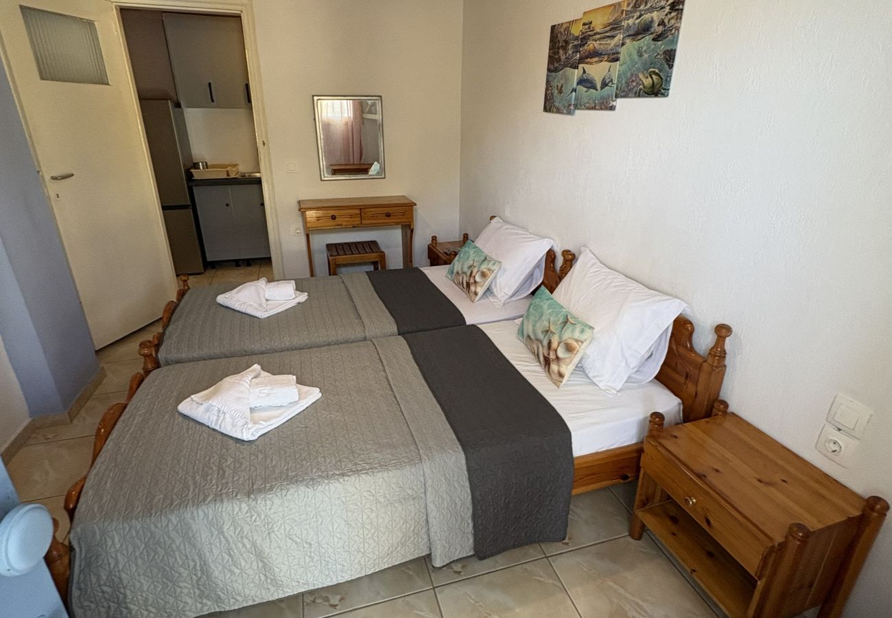 House in Skiathos - Blue Dolphins, 2 bedrooms and quiet courtyard in town 
