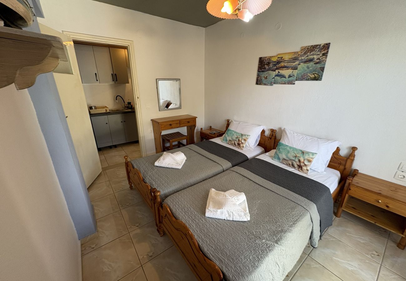 House in Skiathos - Blue Dolphins, 2 bedrooms and quiet courtyard in town 